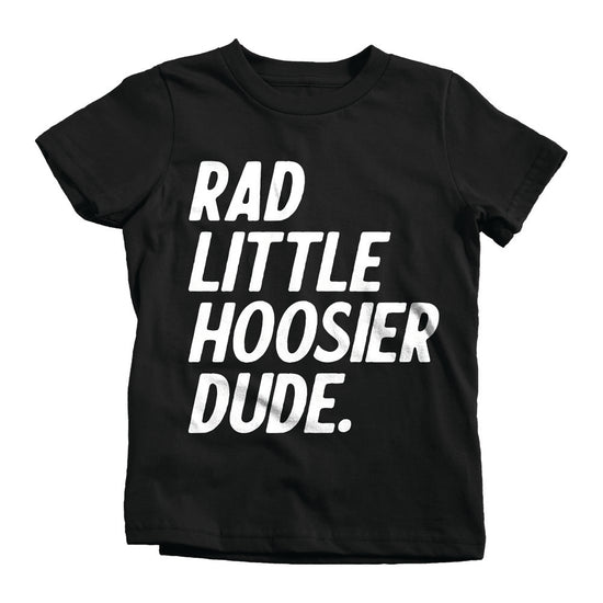 Rad Little Hoosier Dude Toddler Tee - United State of Indiana