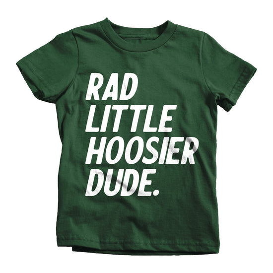 Rad Little Hoosier Dude Toddler Tee - United State of Indiana