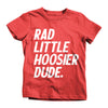 Rad Little Hoosier Dude Toddler Tee - United State of Indiana