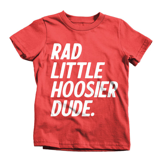Rad Little Hoosier Dude Toddler Tee
