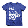 Rad Little Hoosier Dude Toddler Tee - United State of Indiana