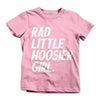 Rad Little Hoosier Girl Toddler Tee - United State of Indiana