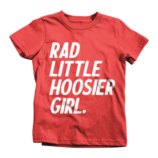 Rad Little Hoosier Girl Toddler Tee