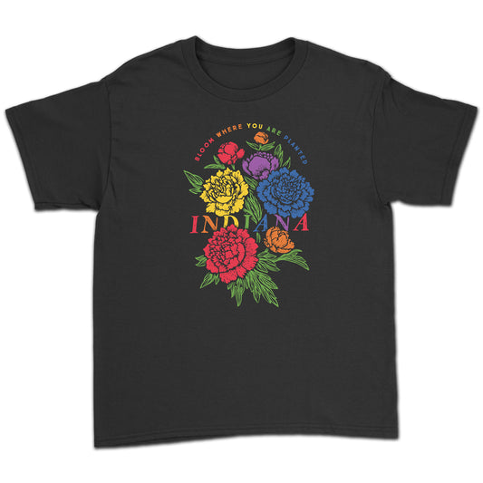 Rainbow IN Bloom Youth Tee