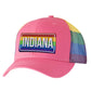 Rainbow Indiana Pride Trucker Cap