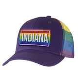 Rainbow Indiana Pride Trucker Cap