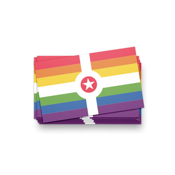 Rainbow Indy Flag Sticker