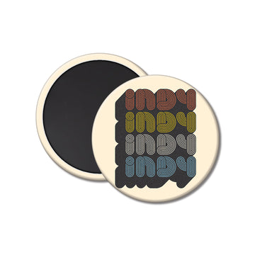 Retro Indy Magnet