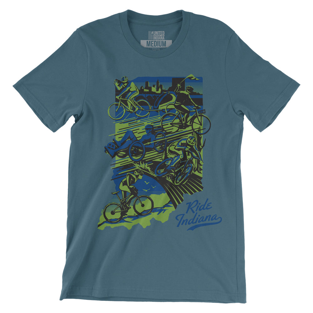 Ride Your Way Tee - United State of Indiana