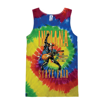 Rock 'n' Roll Cow Tie Dye Tank ***CLEARANCE***