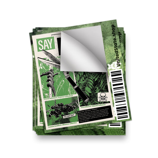 Say No to Invasive Plants Sticker
