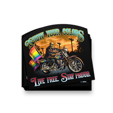 Show Your Colors Sticker