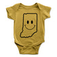 Smiling Indiana Onesie