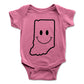 Smiling Indiana Onesie