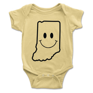Smiling Indiana Onesie