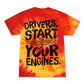 Start Your Engines Tie Dye Tee