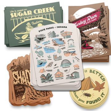 Indiana State Parks Sticker Pack