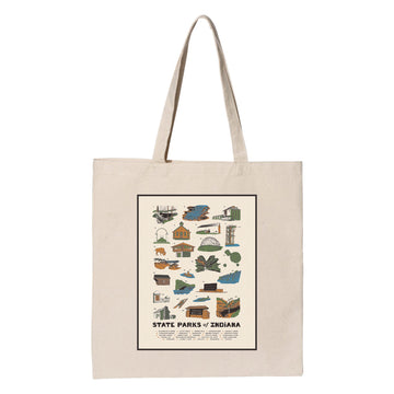 State Parks of Indiana Tote Bag