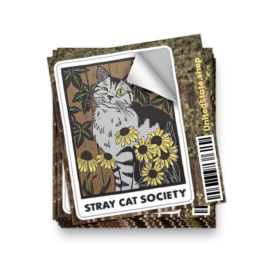 Stray Cat Society Sticker