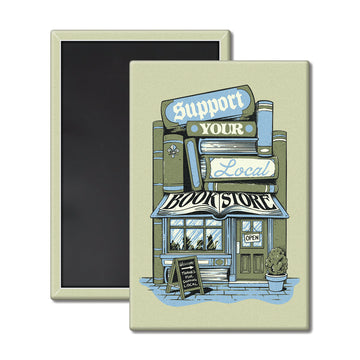 Support Your Local Bookstore Magnet