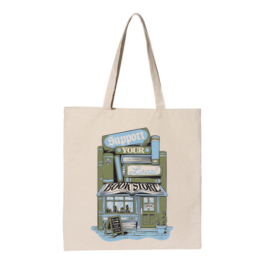 Support Your Local Bookstore Tote Bag