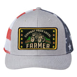 Support Your Local Farmer Printed Mesh Trucker Cap