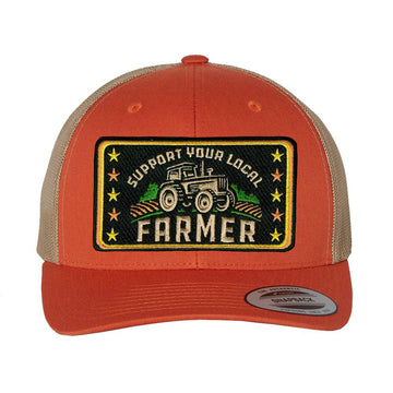 Support Your Local Farmer Retro Trucker Cap