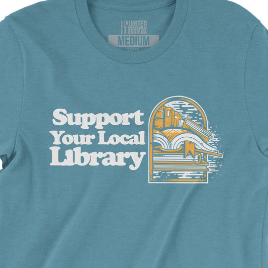 Support Your Local Library Unisex Tee