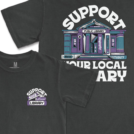 Support Your Local Library Tee