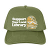 Support Your Local Library Laguna Cap - United State of Indiana