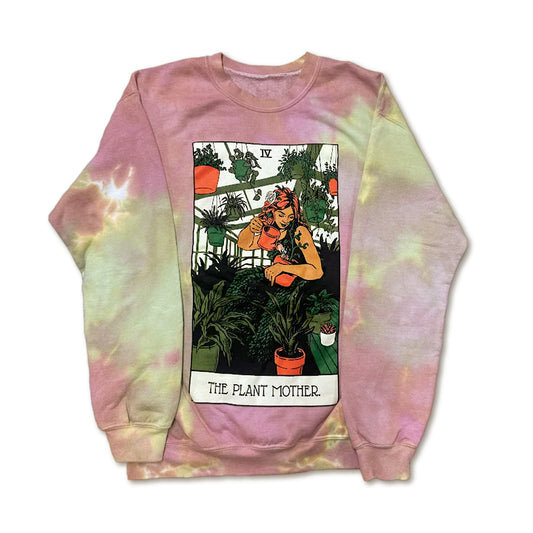The Plant Mother Tie Dye Crewneck