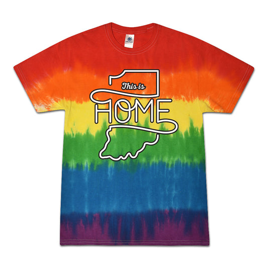 This is Home Neon Tie Dye Tee