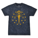 Torch and Stars Mineral Wash Tee