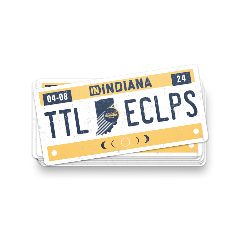 Total Eclipse License Plate Sticker