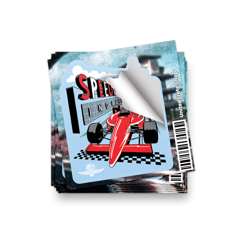 Speedway Sticker - United State of Indiana