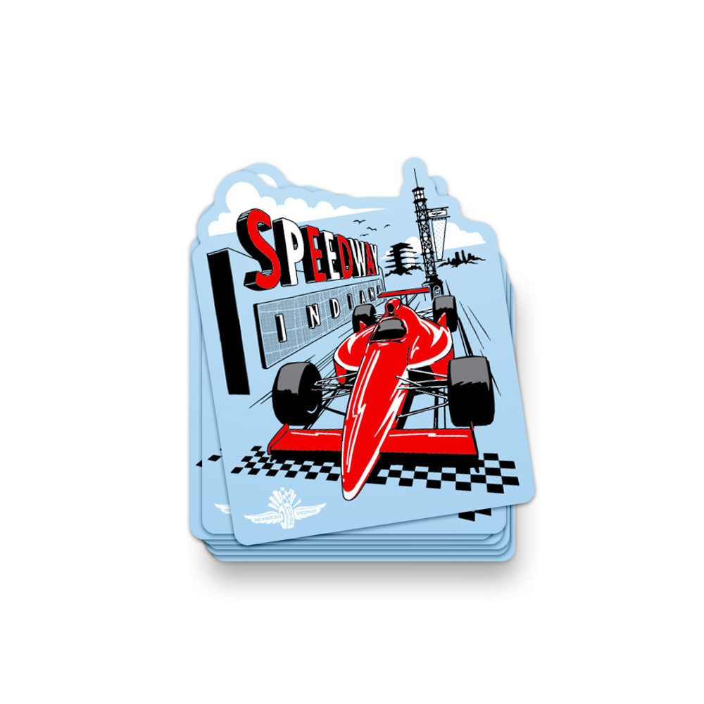 Speedway Sticker - United State of Indiana
