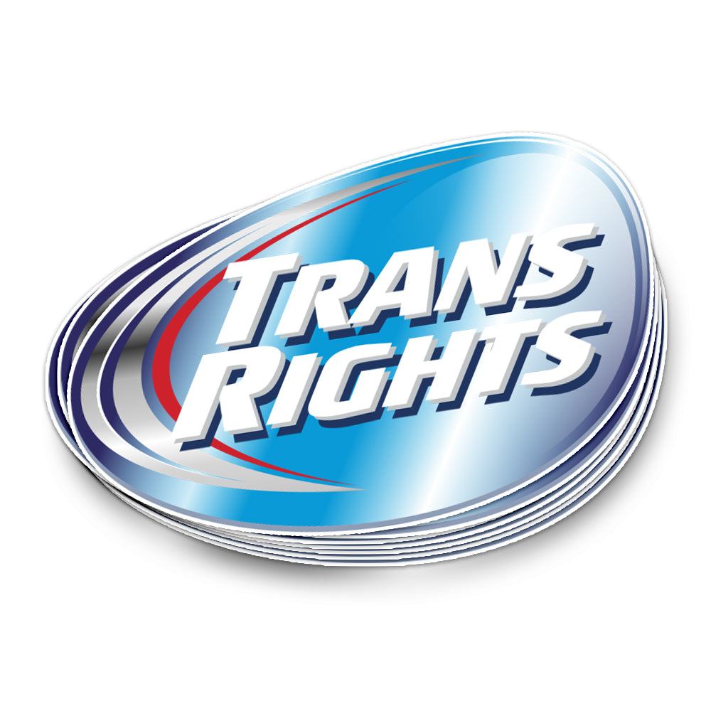 Trans Rights Metallic Sticker