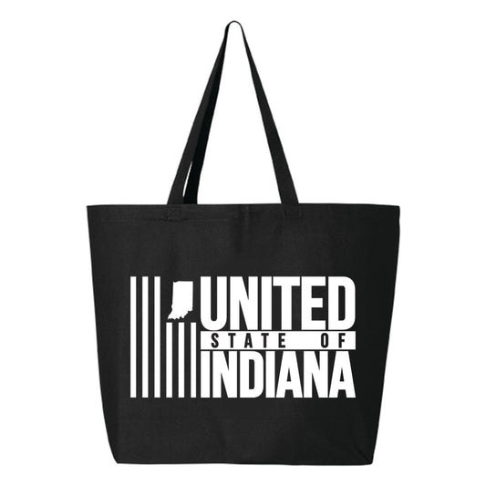 United State of Indiana Tote Bag