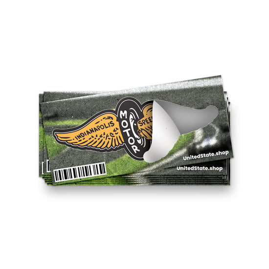 Vintage Indianapolis Motor Speedway® Sticker - United State of Indiana