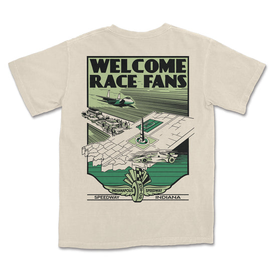 Welcome Race Fans Tee - United State of Indiana