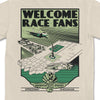 Welcome Race Fans Tee - United State of Indiana