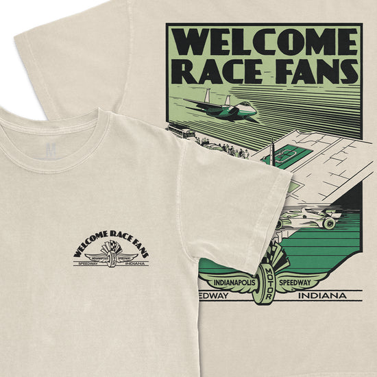 Welcome Race Fans Tee - United State of Indiana