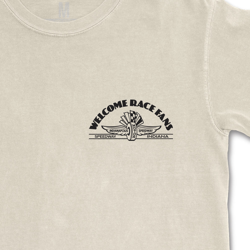 Welcome Race Fans Tee - United State of Indiana