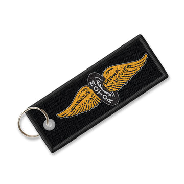Vintage Winged Wheel Keychain