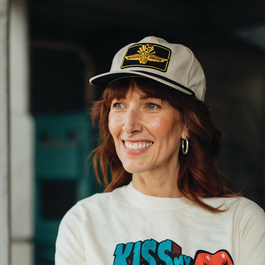 Vintage Winged Wheel Rope Cap