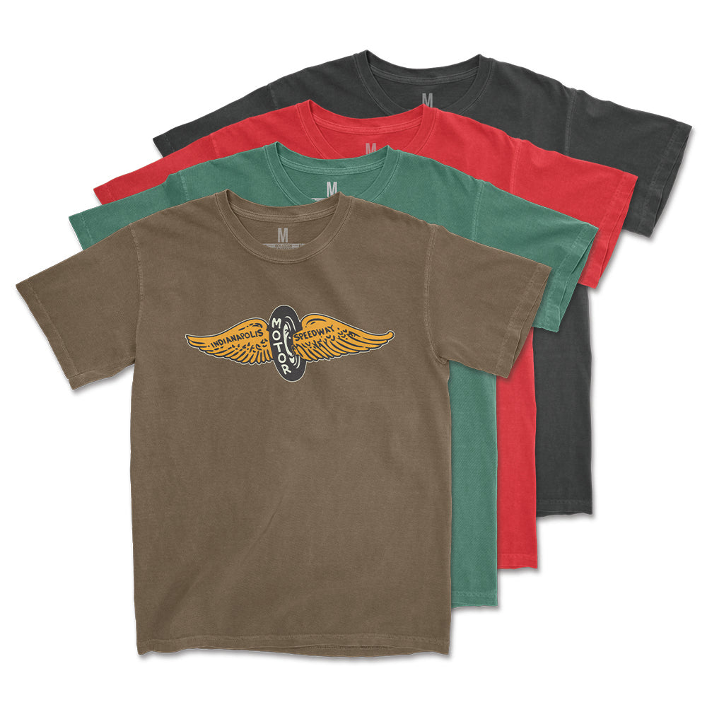 Vintage Winged Wheel Tee - United State of Indiana