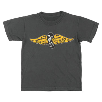 Vintage Winged Wheel Youth Tee - United State of Indiana