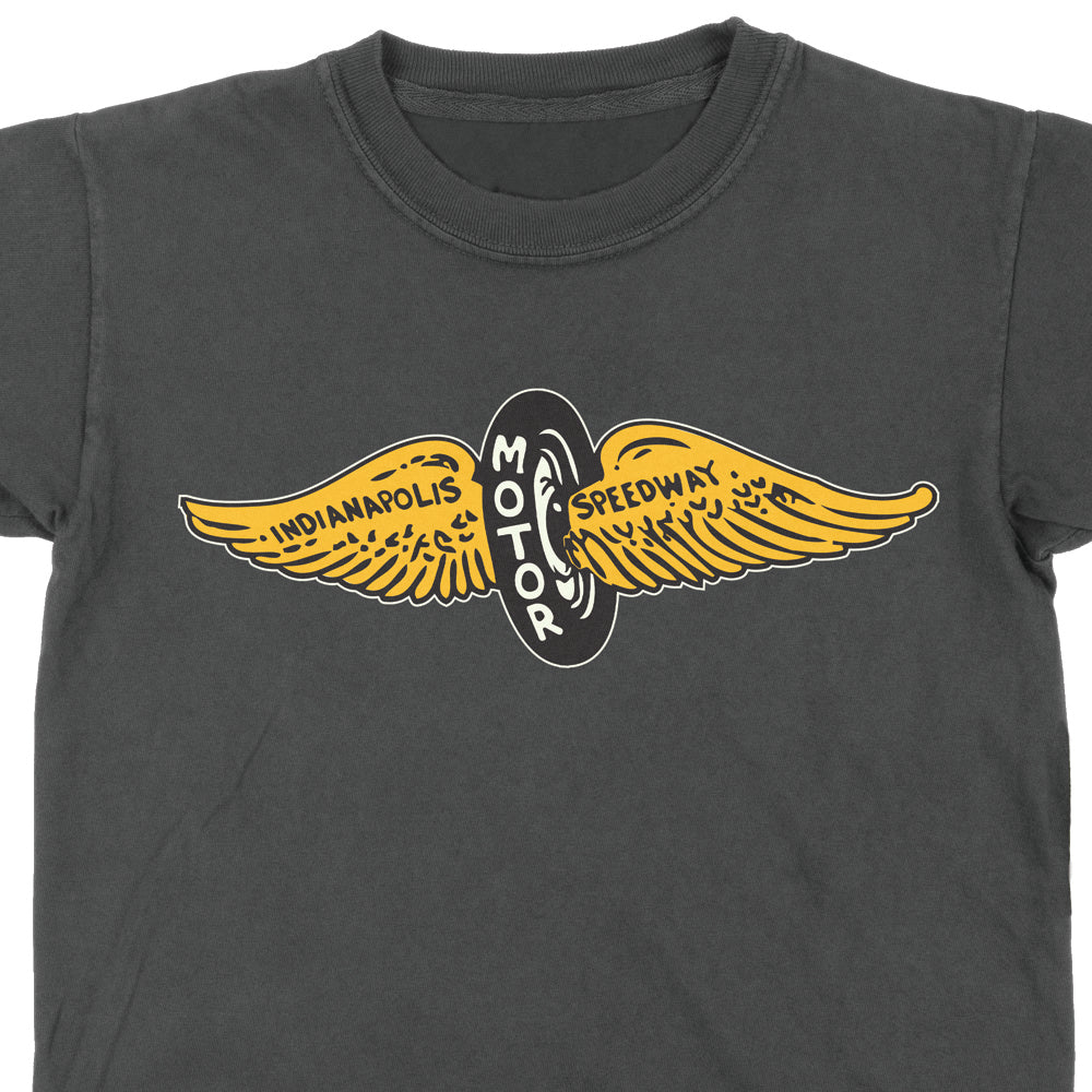 Vintage Winged Wheel Youth Tee - United State of Indiana