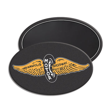 Indianapolis Motor Speedway Wings Wheel & Flags Logo Snapback Hat EST. 1909 New Indianapolis Motor Speedway Wings Wheel & Flags Logo Snapback Hat EST. 1909 New