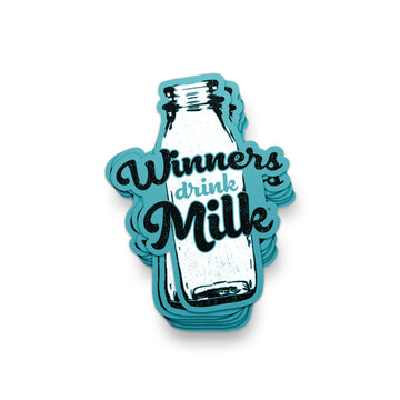 Vintage Winners Drink Milk